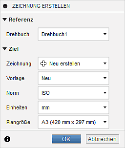 Datei:Software CAD - Fusion-Tutorial - Distanzstueck - Baugruppe - Zusammenbau-Zeichnung aus Animation Konfiguration.gif