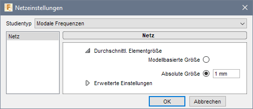 Datei:Software CAD - Tutorial - Analyse - Fusion 360 - Simulation Modal Netzeinstellungen absolut.gif