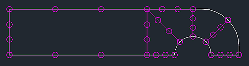 Datei:Software FEM - Tutorial - 2D-Bauteil - strukturiert - AutoCAD - Hilfsraster Teilung gerader Linien.gif